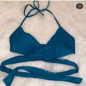 AE wrap bikini top